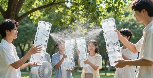 大冰块降温方法_北京房山夏季防暑降温大冰块_大冰块户外活动使用时长